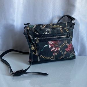 Dana Buchman Floral Print Crossbody Purse